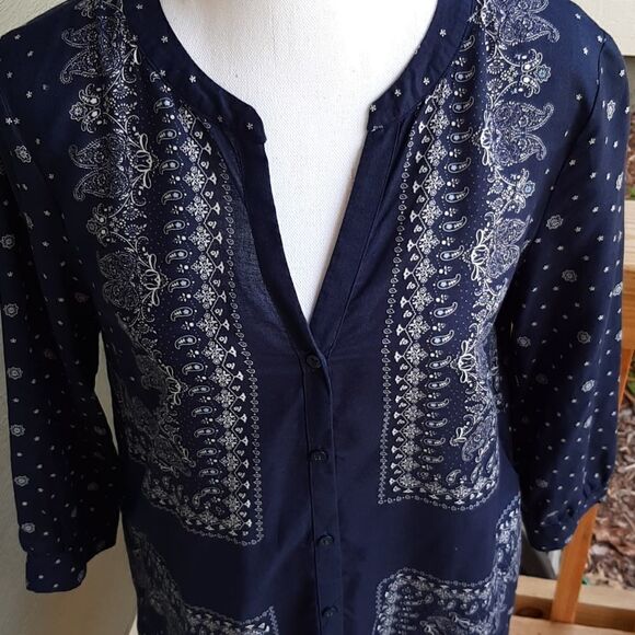 Old Navy Womens SP Blue and White Dress - Picture 5 of 9